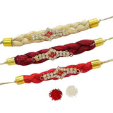 Men's Rakhi - Set of 3 Beautiful Kalawa Design