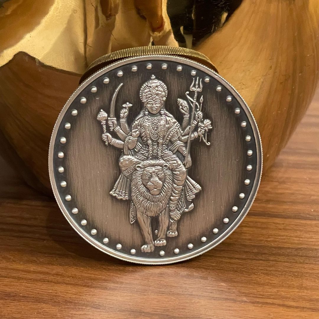 Durga Maa Silver Coin 50 Gram