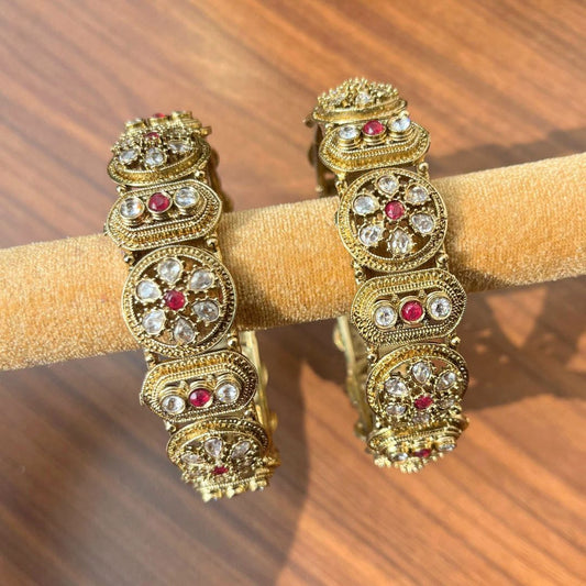 Ruby Floral Antique Kadas