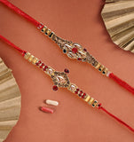 Men's Rakhi -Stone Work Set of 2