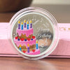 Colorful Happy Birthday, UV Printed, Round Shape, Single (10 Gram), 999 Purity Silver Coin - Ready To Ship