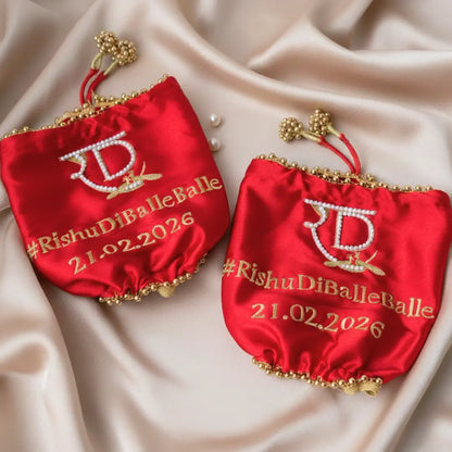 Premium Customised Red Traditional Chooda Cover for the Modern Bride