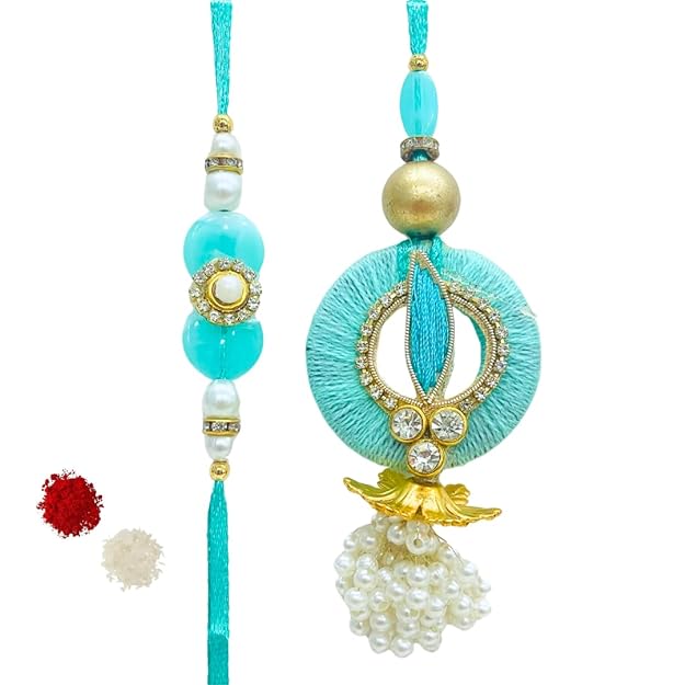 Pair Rakhi - Set of 2 Beautiful Threads