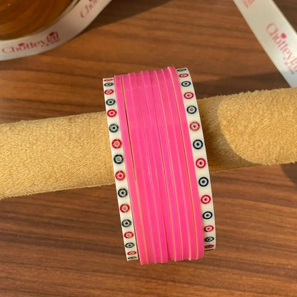 Pink Semi Pearl Chooda – Chotteylal & Sons