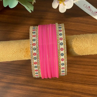 Pink Semi Pearl Bridal Chooda – Chotteylal & Sons