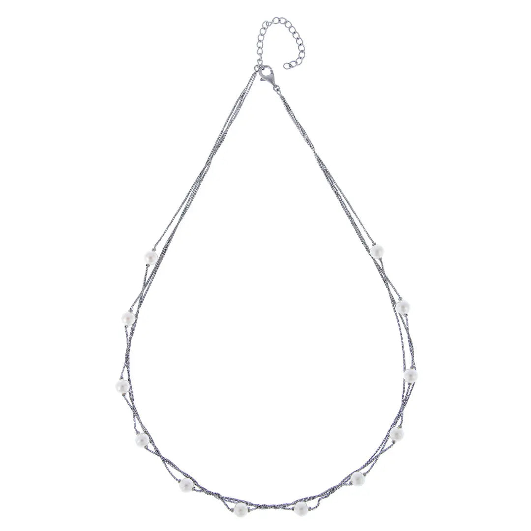 Multi-Layered Chic Pearl Necklace