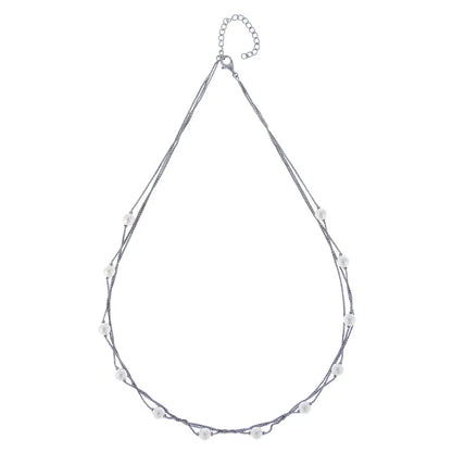 Multi-Layered Chic Pearl Necklace