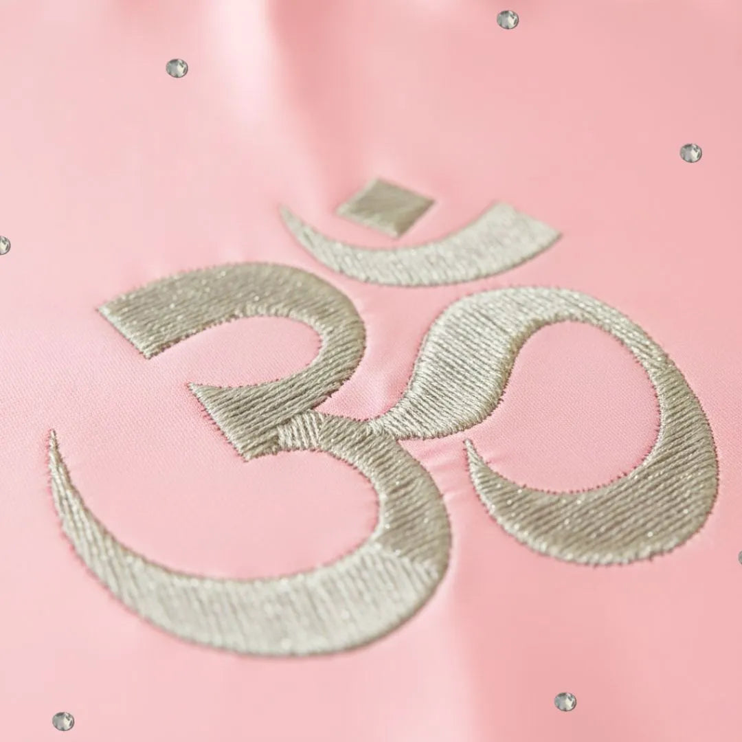 Baby Pink Om Motif Mehendi Mat