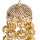Golden Ghungroo Antique Dome Heavy Bridal Kaleera