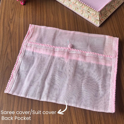 Premium Royal Pink Shagun Tray Set