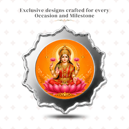 Lakshmi Ganesh 4g Silver Coin | Elegant Diwali Gift