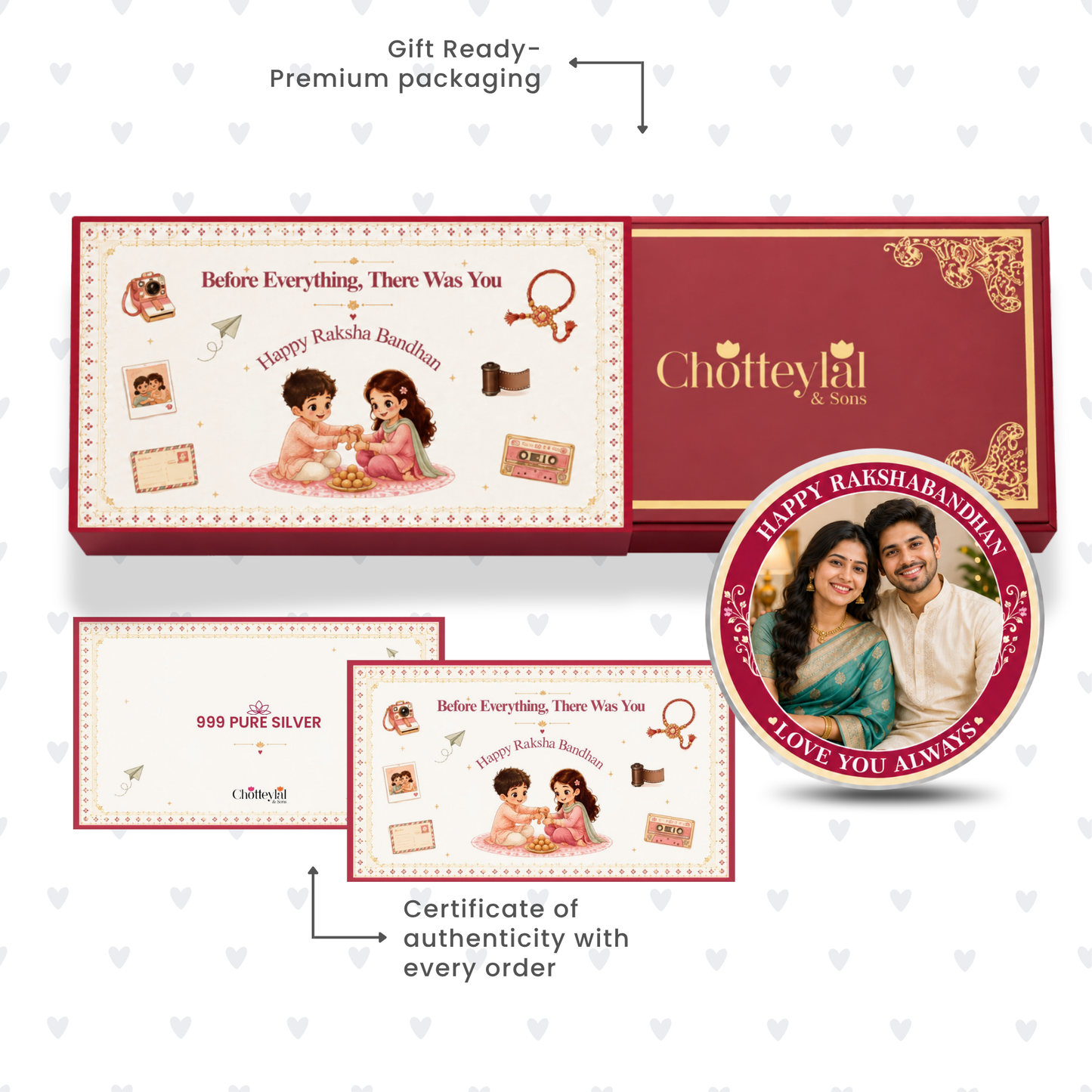 Love You Always Coin - Add Photo & Message