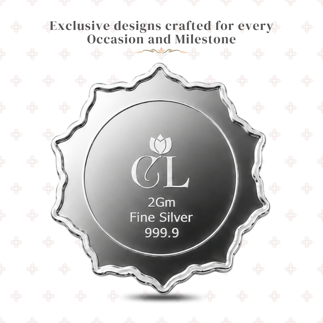 Lakshmi Ganesh 4g Silver Coin | Elegant Diwali Gift
