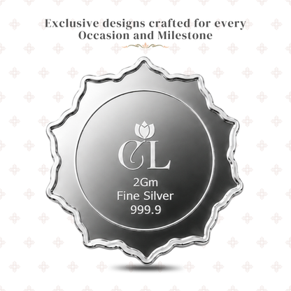 Lakshmi Ganesh 4g Silver Coin | Elegant Diwali Gift
