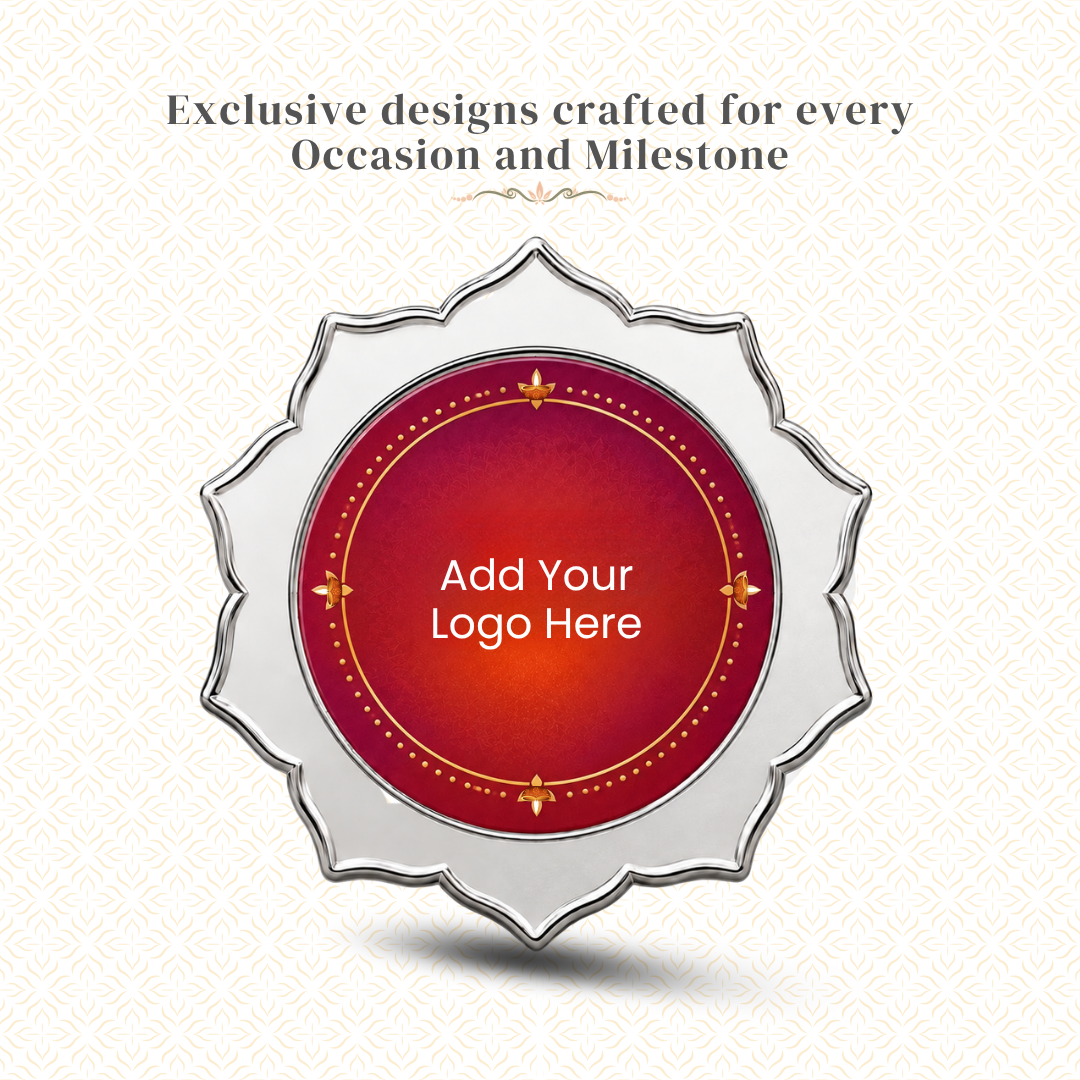 Your Logo, Shining Bright — 2g Silver Star Coin, Personalize