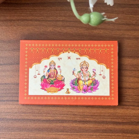 Laxmi and Ganesh ji, Silver, Round Shape UV Print, 2 gm, 999 Purity Silver Coin- Ready To Ship