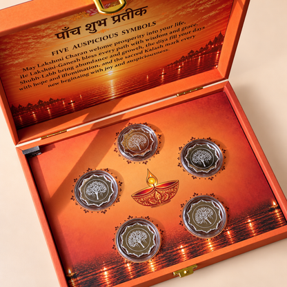Dev Deepawali 10g Silver Coin Gift Box