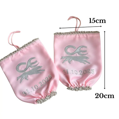 Baby Pink Zodiac Signs Parineeti Satin Chooda Cover – Chotteylal & Sons