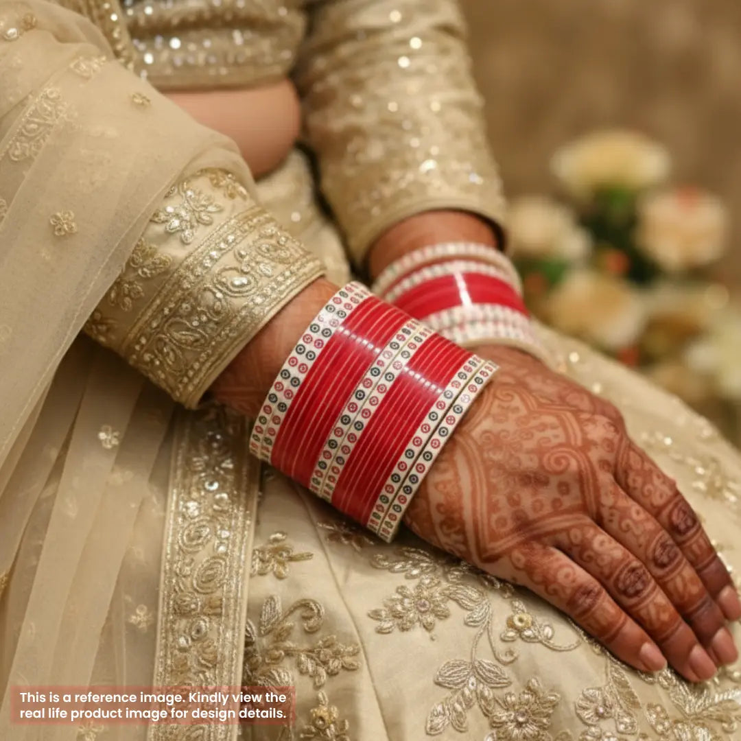 Pure Pearl Heritage Dark Red Chooda