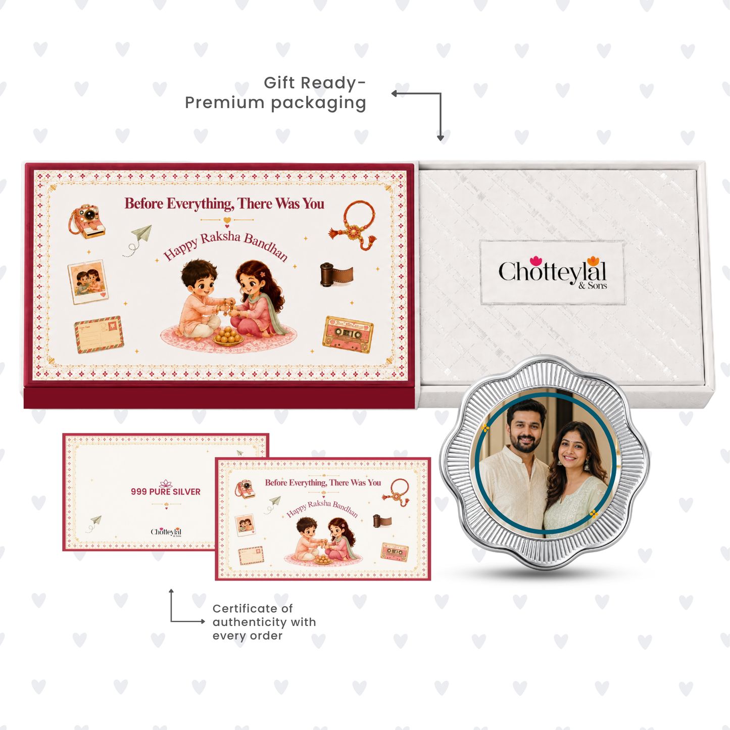 My Food Delivery Partner – Personalised Photo Silver Coin Raksha Bandhan Gift