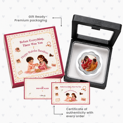 Happy Rakhi Sibling Bond 10g Silver Coin