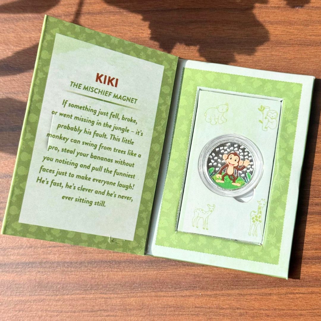 Jungle Safari Silver Coin Return Gifts (Set of Any 10 Coins– 1g Each) | 999 Pure Silver