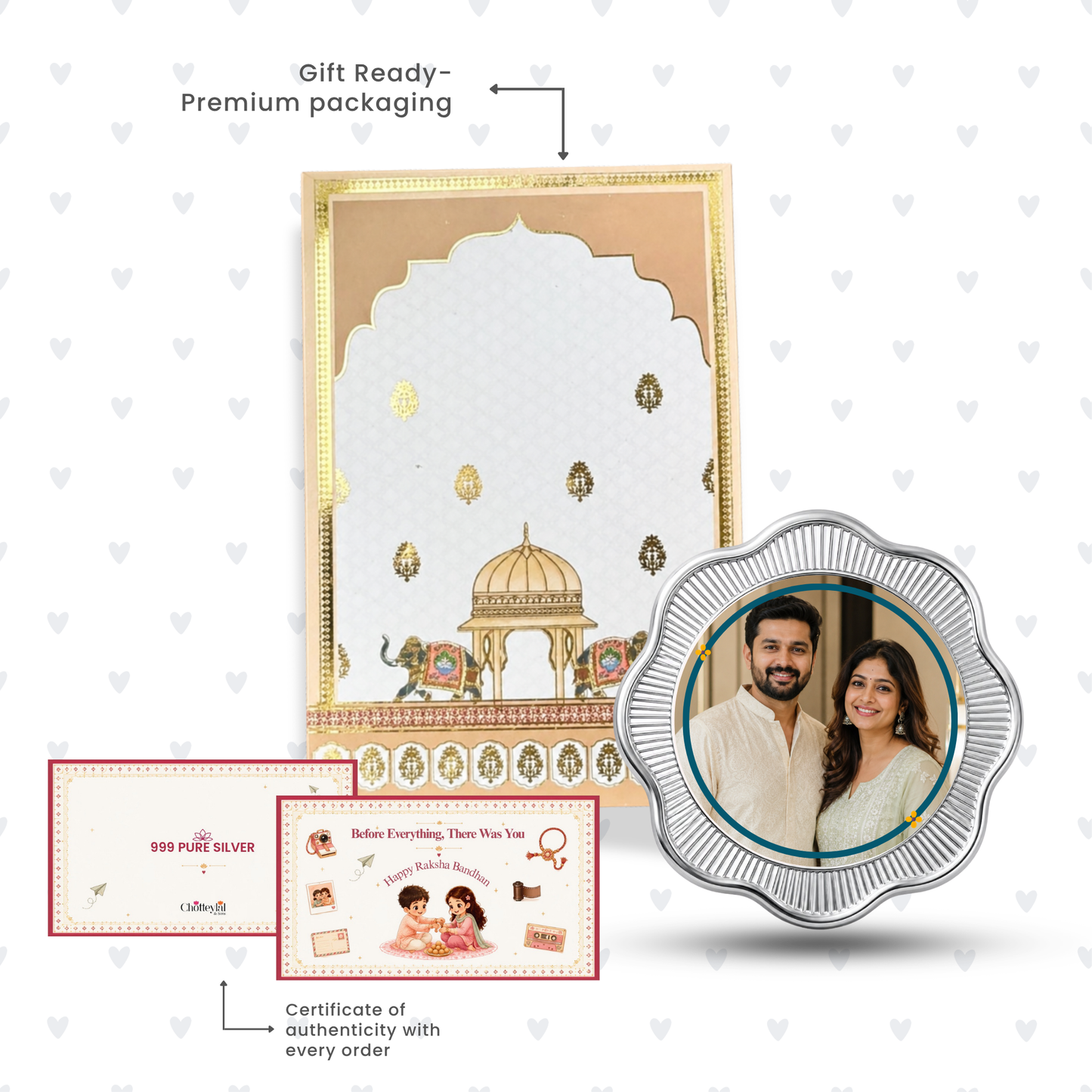 My Food Delivery Partner – Personalised Photo Silver Coin Raksha Bandhan Gift