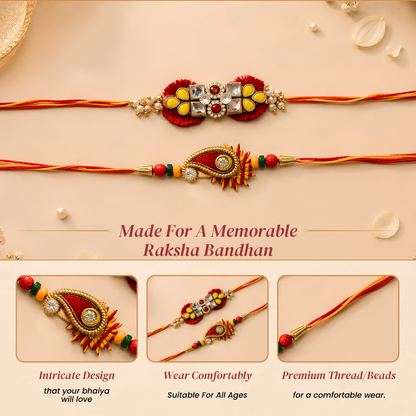 Sneh Bandhan Rakhi Set of 2