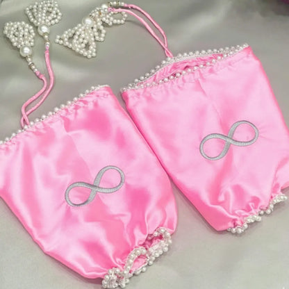 Baby Pink Infinity Sign Parineeti Satin Chooda Cover – Chotteylal & Sons