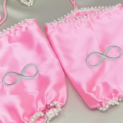 Baby Pink Infinity Sign Parineeti Satin Chooda Cover – Chotteylal & Sons