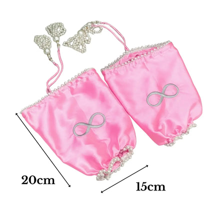 Baby Pink Infinity Sign Parineeti Satin Chooda Cover – Chotteylal & Sons