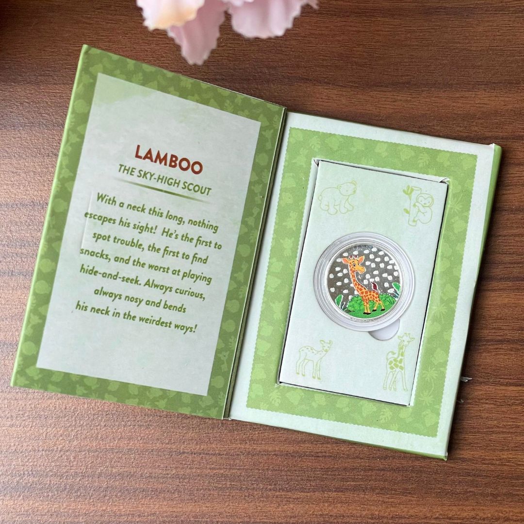 Jungle Safari Silver Coin Return Gifts (Set of Any 10 Coins– 1g Each) | 999 Pure Silver