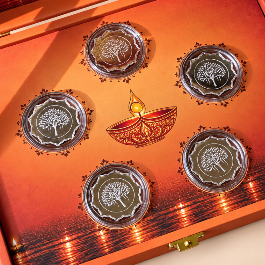Dev Deepawali 10g Silver Coin Gift Box