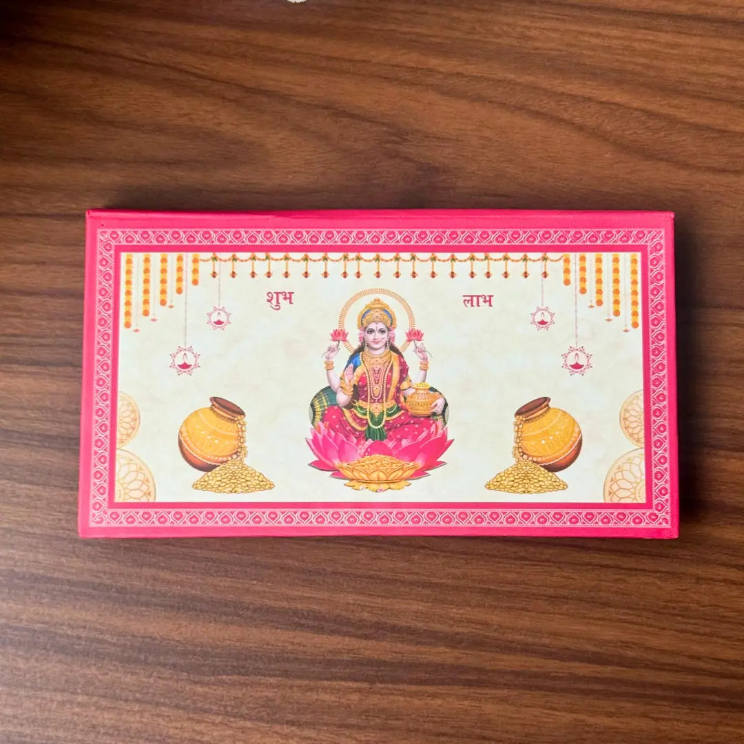 Laxmi ji, Silver, Folder Box, 3 Coins (1 GM Each), 999 Purity Silver Coins