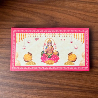 Laxmi ji, Silver, Folder Box, 3 Coins (1 GM Each), 999 Purity Silver Coins