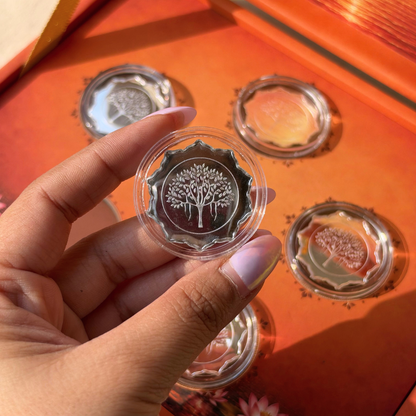 Dev Deepawali 10g Silver Coin Gift Box