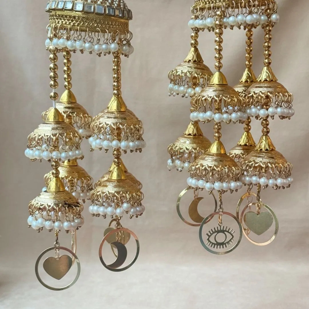 Traditional Wedding Golden Bridal Kaleera