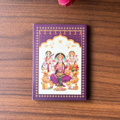 Lakshmi Ganesh Saraswati ji, Silver, UV Printed, 1 GM, 999 Purity Silver Coin