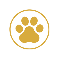 Paw Print in Circle