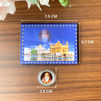 Guru Nanak Dev Ji, Sikh Silver Coin, 1 GM, 999 Purity Silver Coin