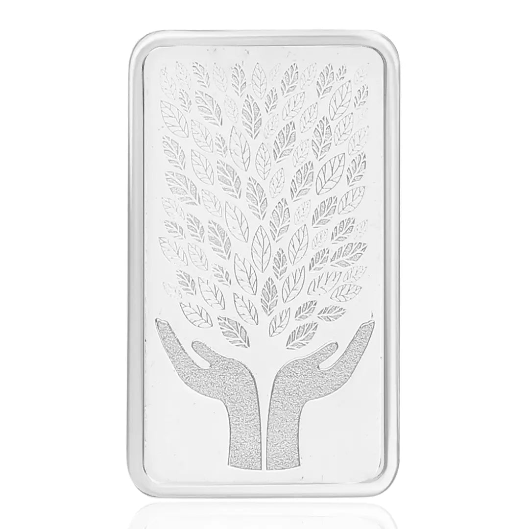 999 Pure Leaf in Hand Silver 20 gm Coin with red box