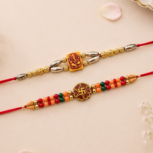 Siddhivinayak Rakhi Set Of 2