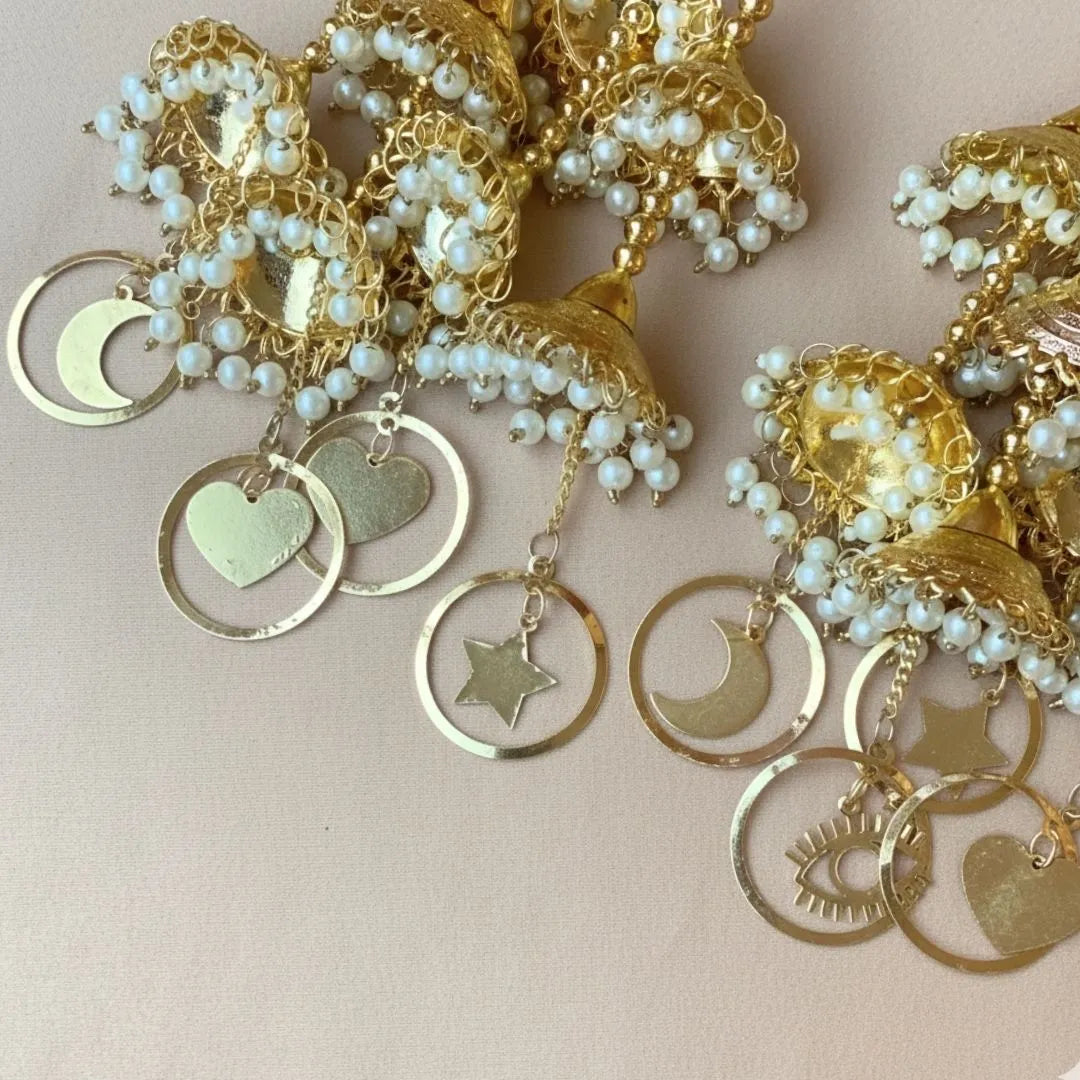 Traditional Wedding Golden Bridal Kaleera