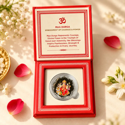 Shakti Swaroop Maa Durga Ji 2g 999 Pure Silver Coin