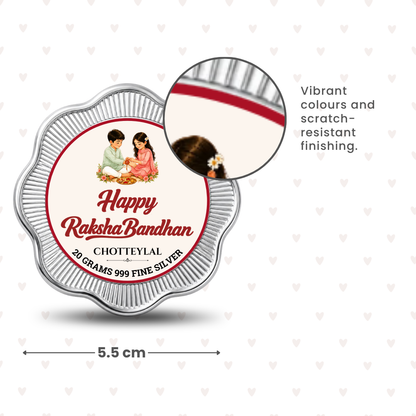 Happy Rakhi Sibling Bond 20g Silver Coin