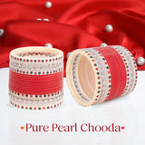 Pure Pearl Grace Kundan Maroon Chooda