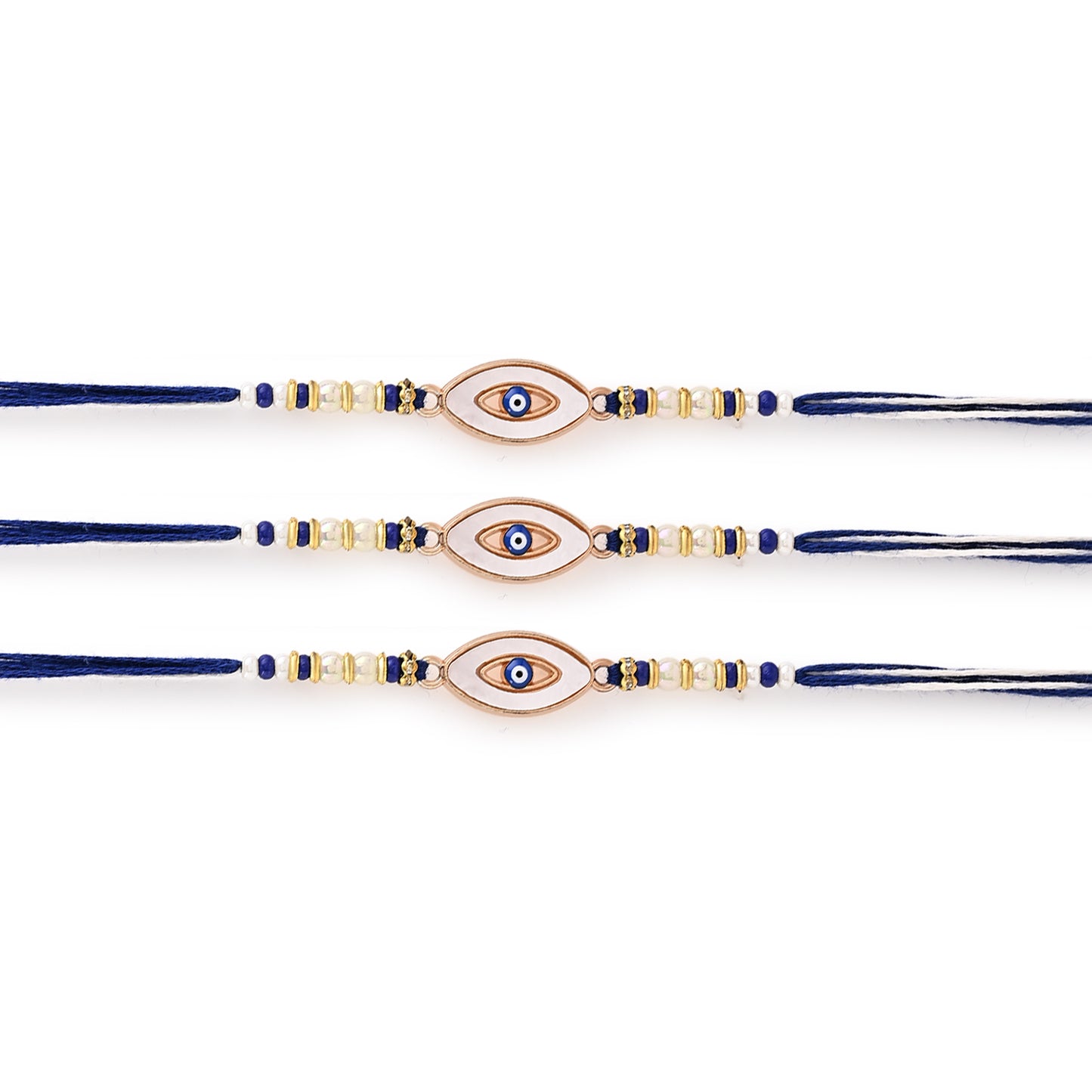 Men's Rakhi - Nice Evil Eye Design - Set of 3