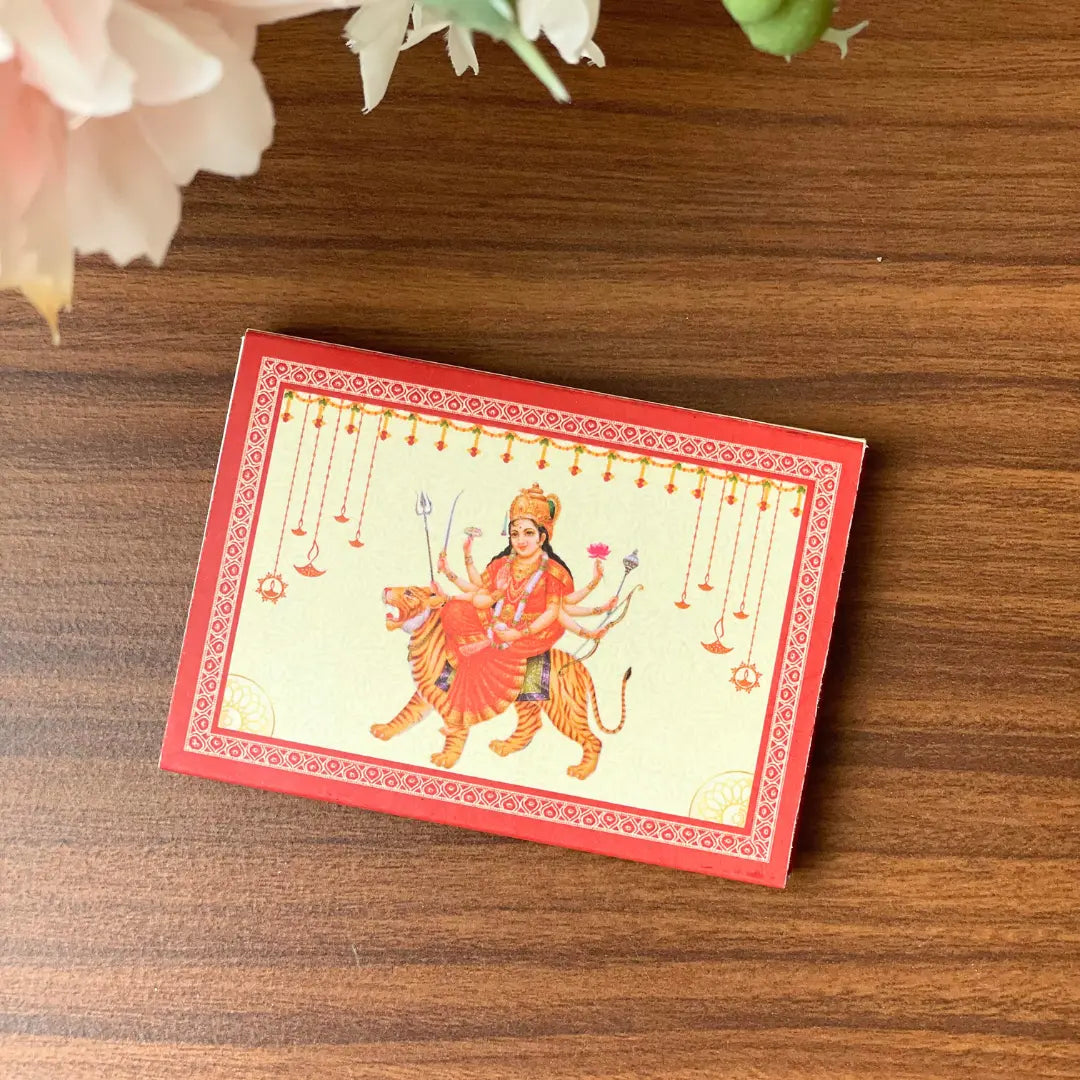 Kanjak and Langur Combo Gift Set (9 Mata rani  Silver Coins and 1 Hanuman ji Silver Coin {1 gram each}}- 999 Purity Silver Coins