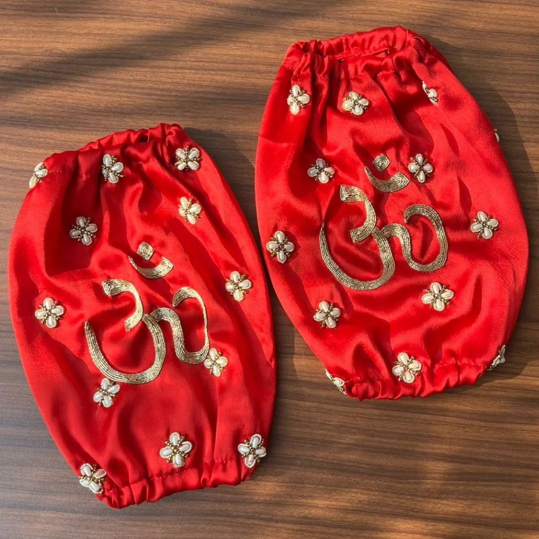 Traditional Om Design Chooda Cover for Brides