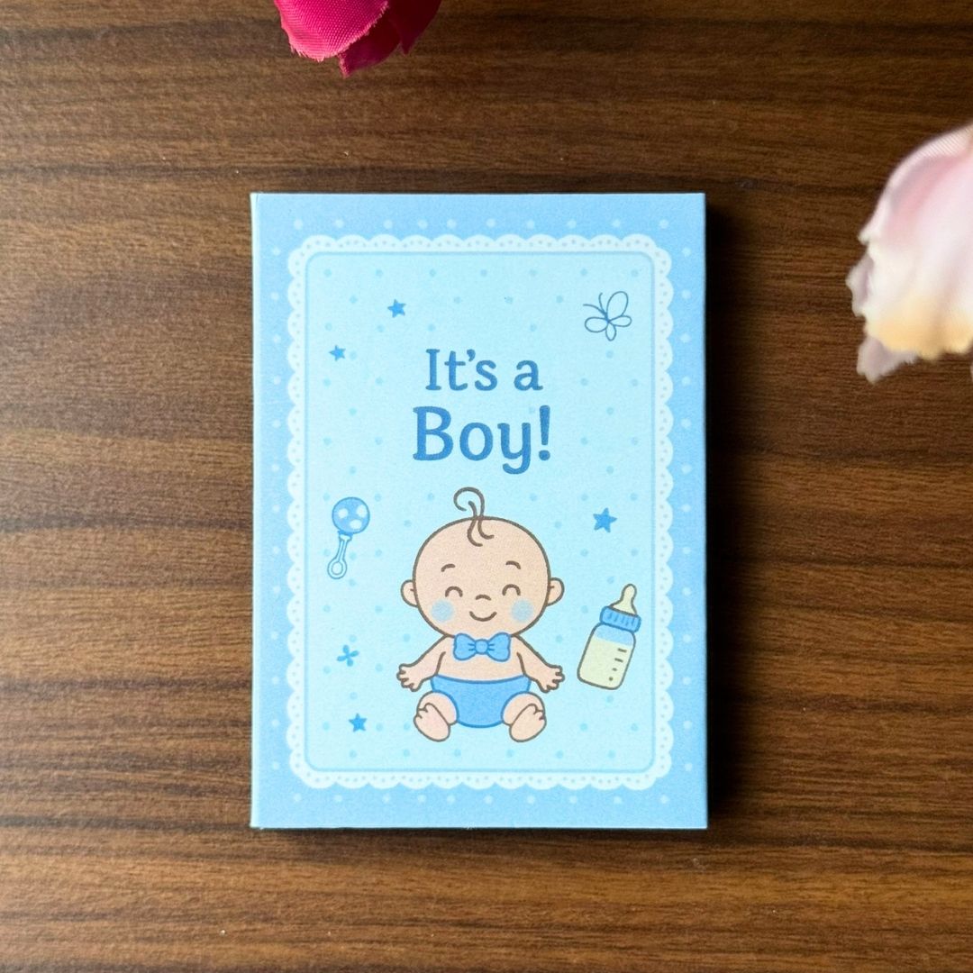 Baby Boy, Silver, Round Shape, 1 GM, 999 Purity Silver Coin